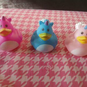 Unicorn rubber duckys